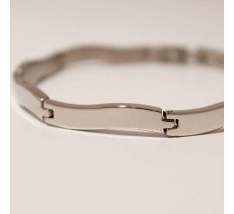 Náramok z nerezovej ocele článkovaný