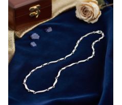 Náhrdelník z nerezovej ocele článkovaný